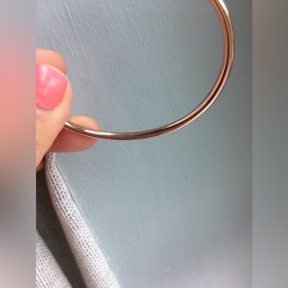 kate spade Heritage Metal Spade Rose Gold Flex Cuff Bracelet - Picture 6 of 10